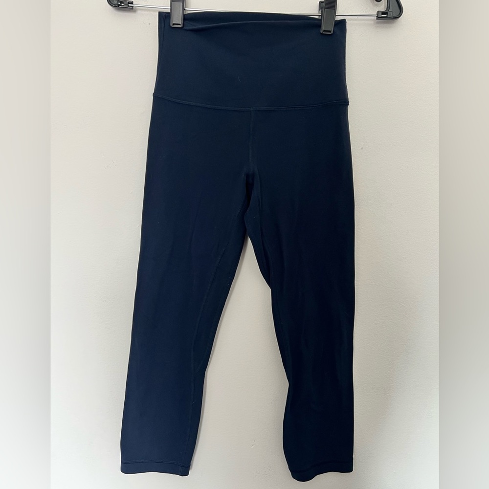 Lululemon Train Times Crop 21" Dark Navy